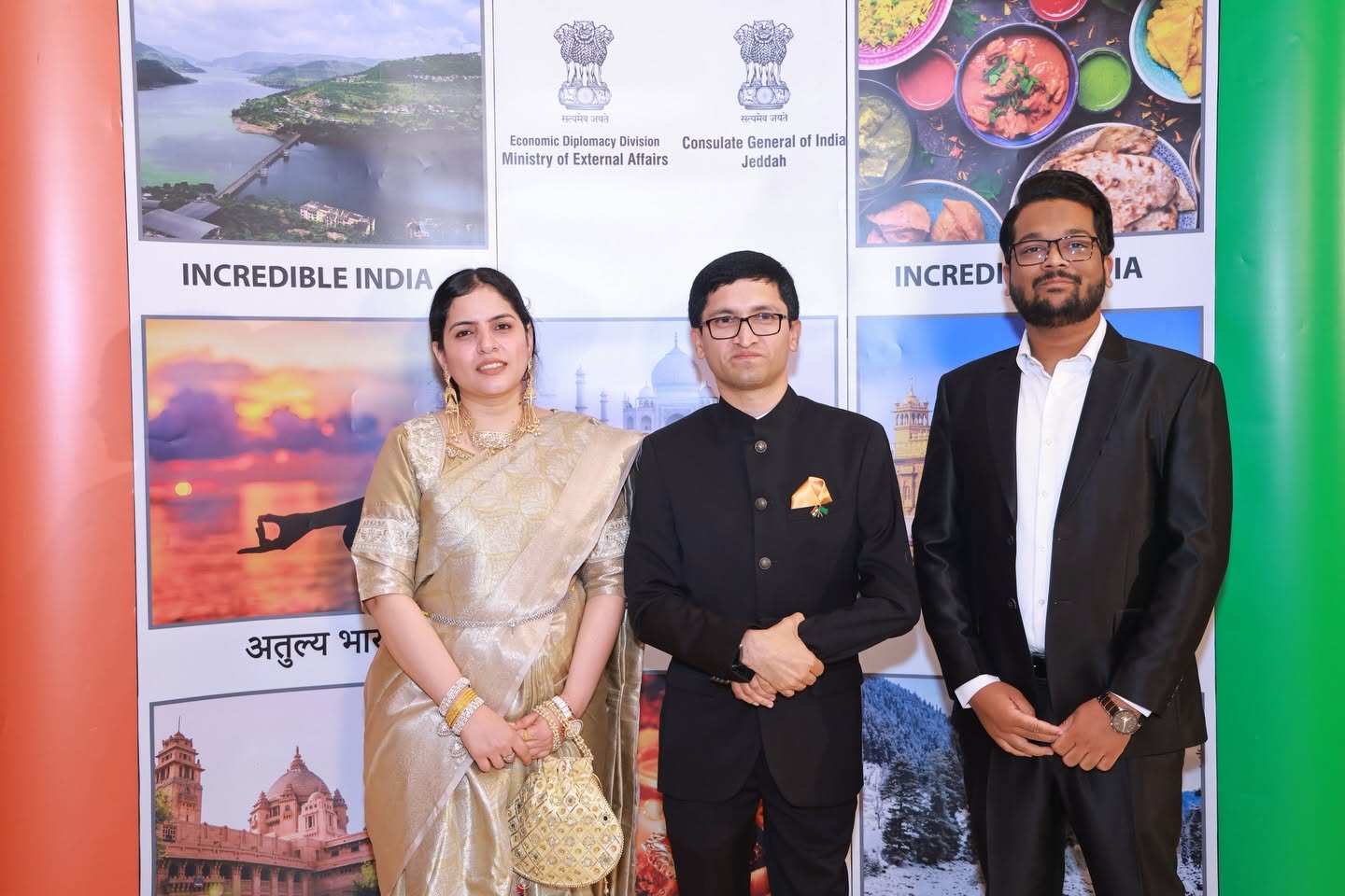 Saad Anwar attending an Incredible India diplomatic gathering in Jeddah